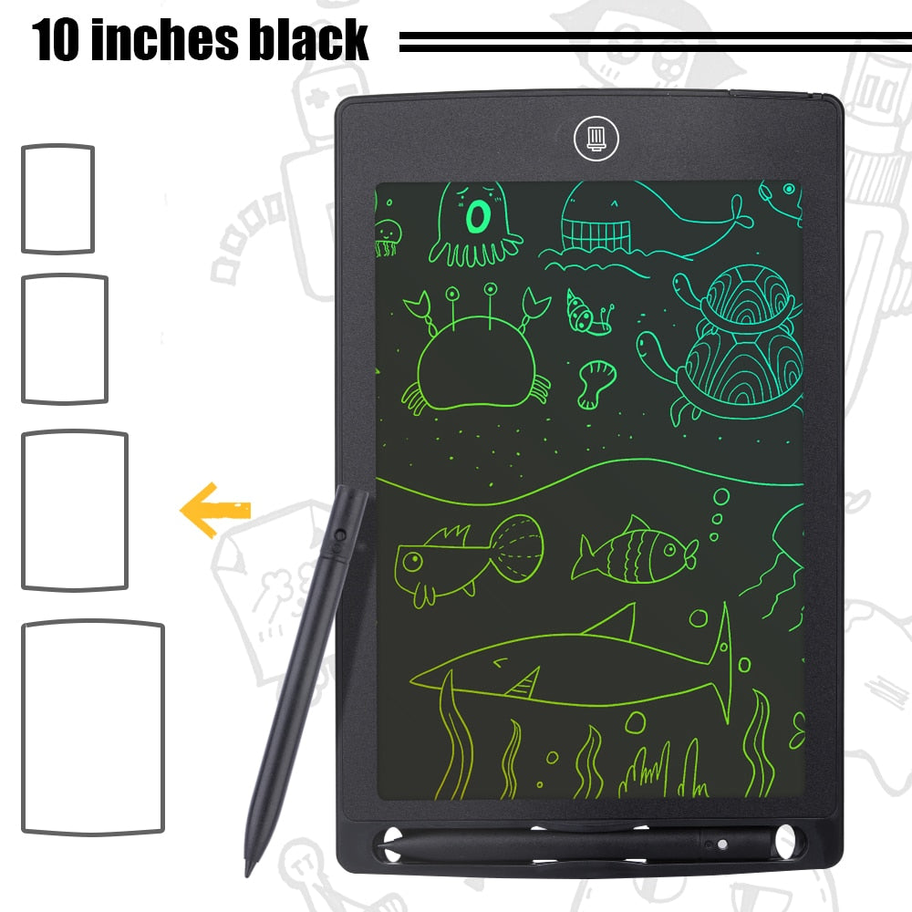 8.5/10/12 Inch LCD Drawing Tablet Electronic Drawing Writing Board Colorful Handwriting Pad Boy Girl Kids Children's Toys Gift