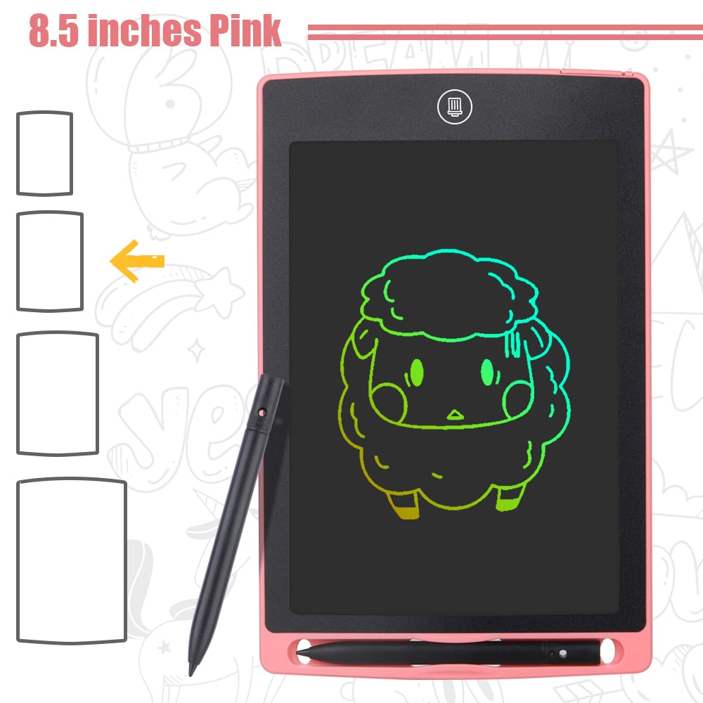 8.5/10/12 Inch LCD Drawing Tablet Electronic Drawing Writing Board Colorful Handwriting Pad Boy Girl Kids Children's Toys Gift