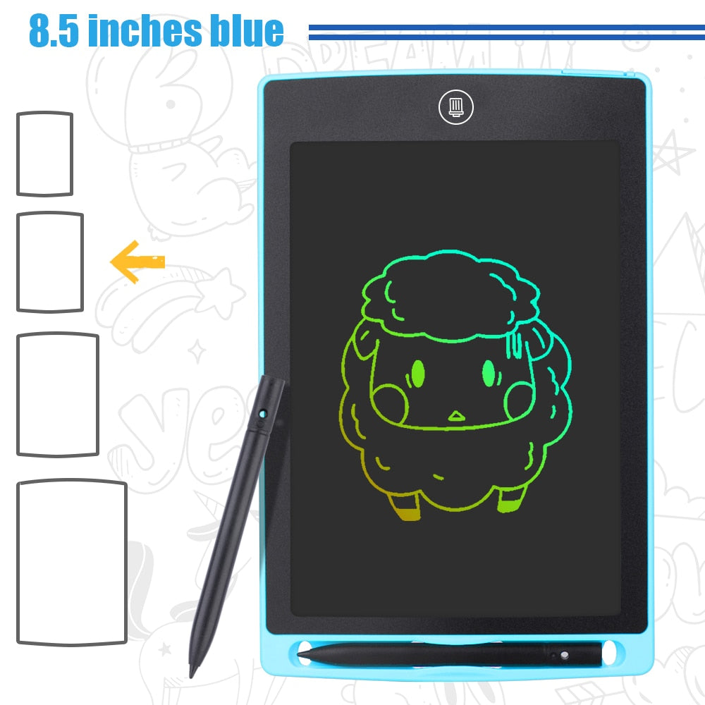 8.5/10/12 Inch LCD Drawing Tablet Electronic Drawing Writing Board Colorful Handwriting Pad Boy Girl Kids Children's Toys Gift