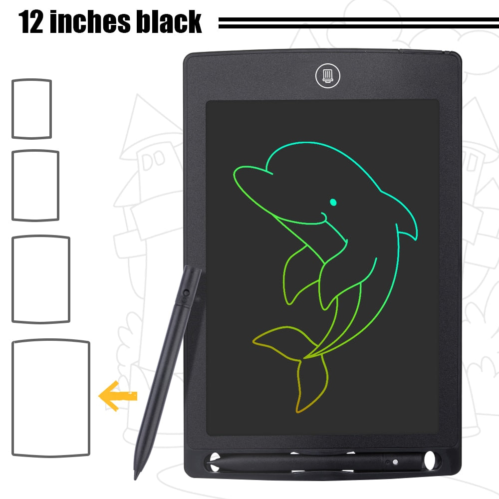 8.5/10/12 Inch LCD Drawing Tablet Electronic Drawing Writing Board Colorful Handwriting Pad Boy Girl Kids Children's Toys Gift