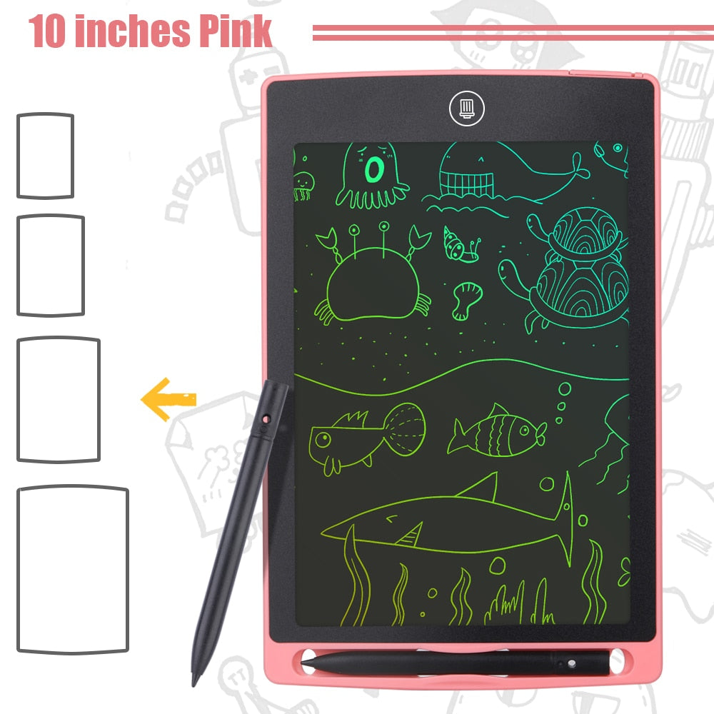8.5/10/12 Inch LCD Drawing Tablet Electronic Drawing Writing Board Colorful Handwriting Pad Boy Girl Kids Children's Toys Gift