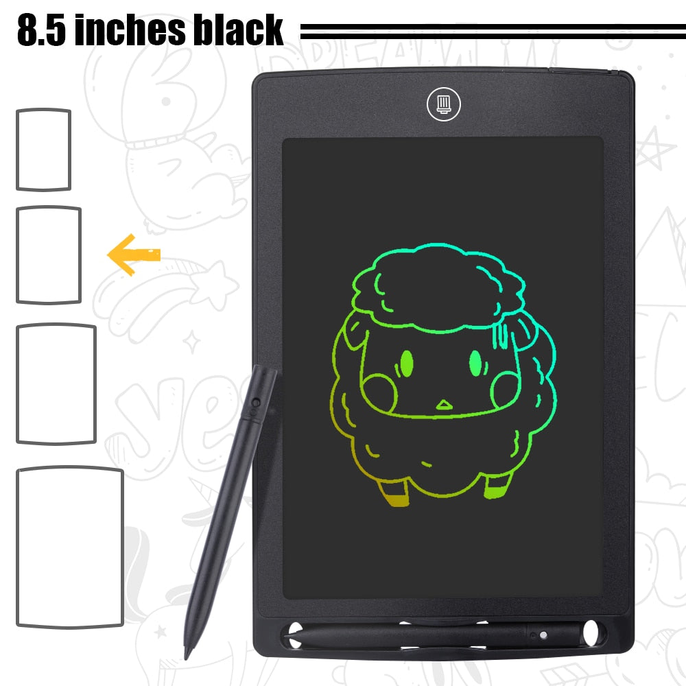 8.5/10/12 Inch LCD Drawing Tablet Electronic Drawing Writing Board Colorful Handwriting Pad Boy Girl Kids Children's Toys Gift