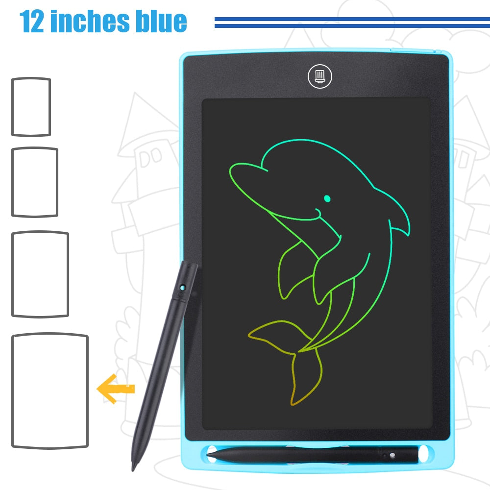 8.5/10/12 Inch LCD Drawing Tablet Electronic Drawing Writing Board Colorful Handwriting Pad Boy Girl Kids Children's Toys Gift